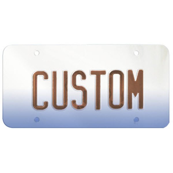 Custom Accessories Clear Polycarbonate License Plate Cover 92615